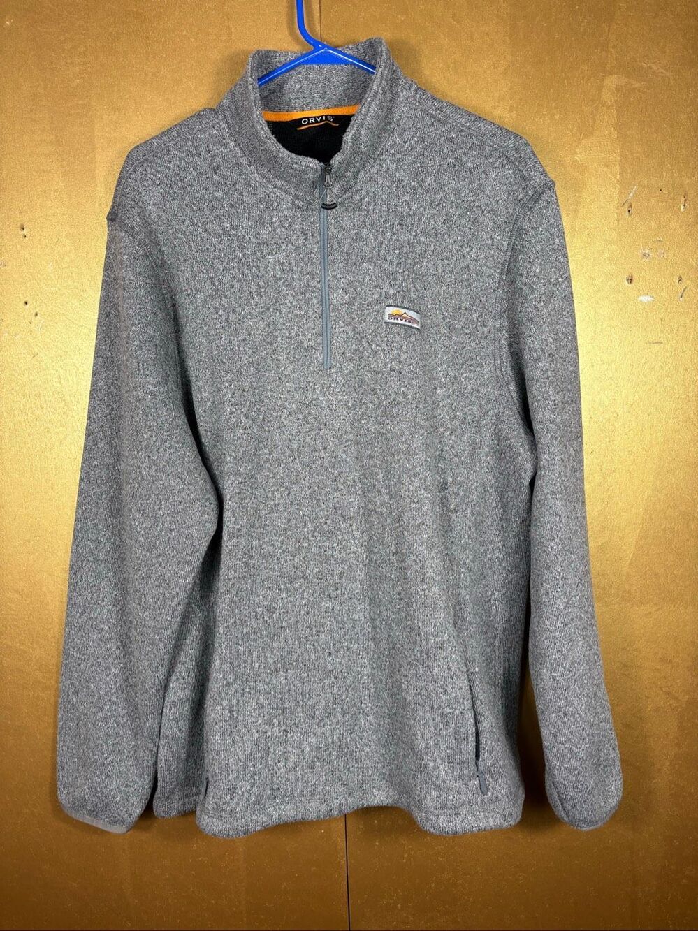 Orvis Mens fleece pullover sweater size XL